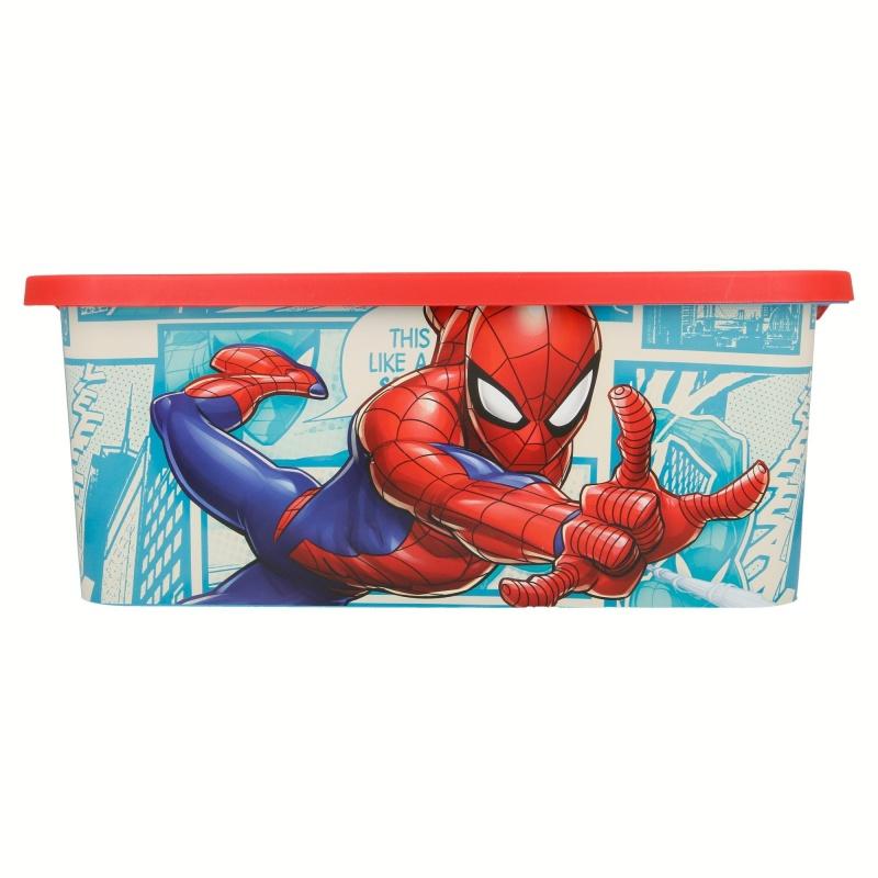 Plastový úložný box Spiderman, 13L, 02625