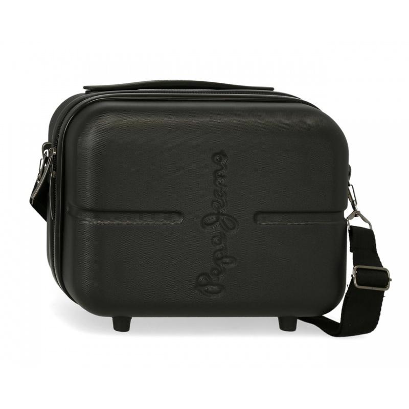 PEPE JEANS Highlight Negro, Cestovný kozmetický kufrík, 21x29x15cm, 7683921