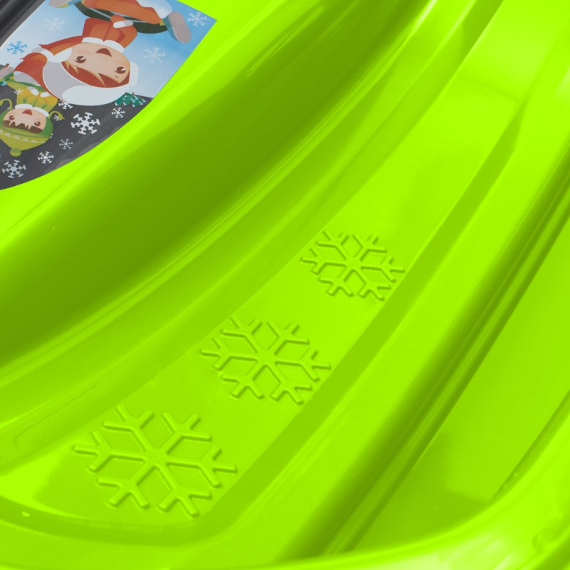 Plastové boby s operadlom a brzdami Baby Mix SPEED BOB zelené 1