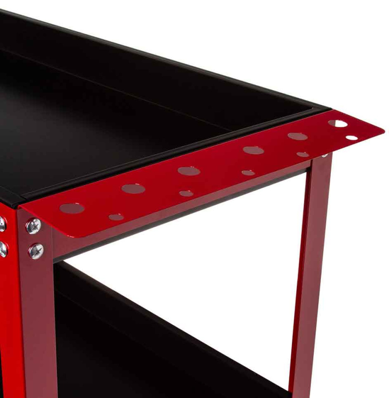 Vozík na náradie s 3 policami na kolieskach a s brzdou, MAR-POL 6