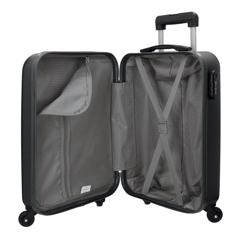 JOUMMA BAGS ROLL ROAD Flex Black, Sada ABS cestovných kufrov, 55-65-75cm, 5849460 9