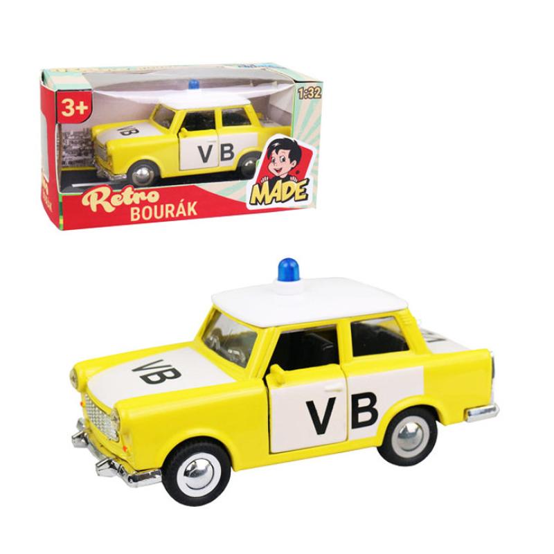 Kovový policajný VB Trabant RETRO