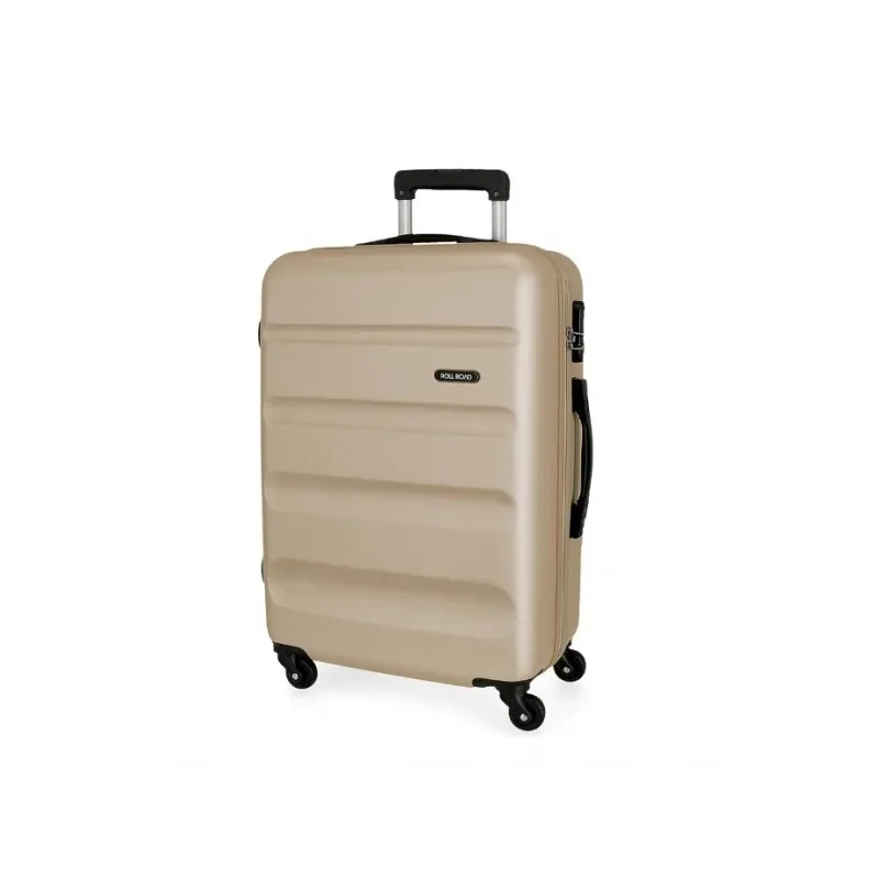 ROLL ROAD Flex Champagne, ABS Cestovný kufor, 65x46x23cm, 56L, 5849269 (medium)
