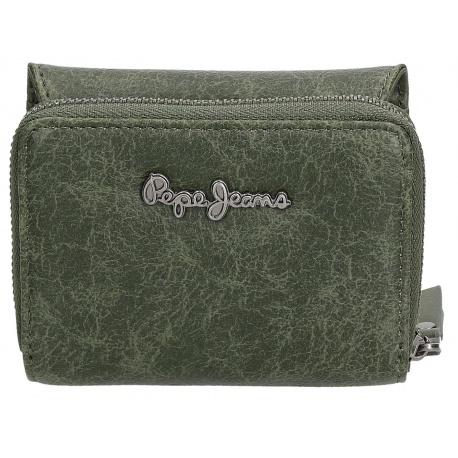 JOUMMA BAGS Dámska peňaženka PEPE JEANS DONNA Green / Olivovozelená, 7278232