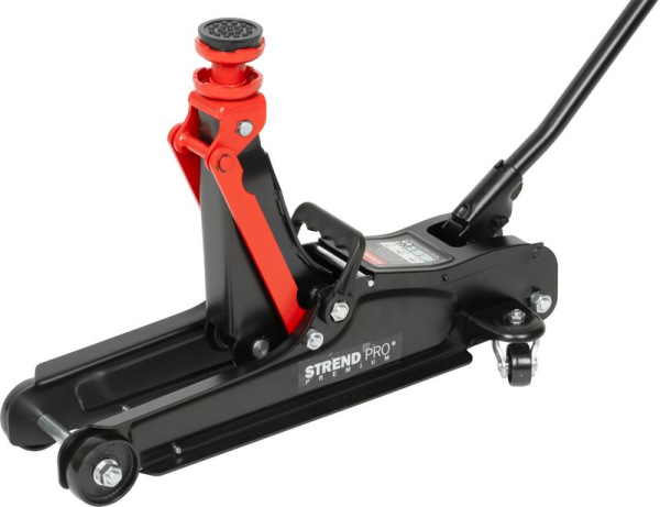 Zdvihák Strend Pro Premium, 2,5 tony, 80-360 mm, pojazdný, nízko profilový, hever 2