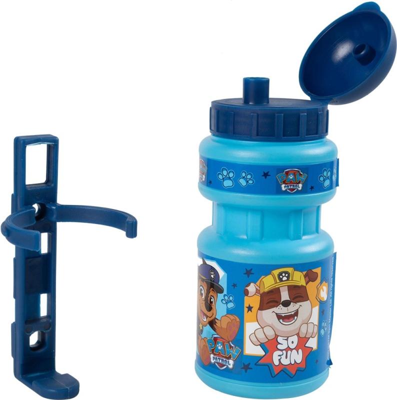 Detská fľaša na bicykel Paw Patrol modrá