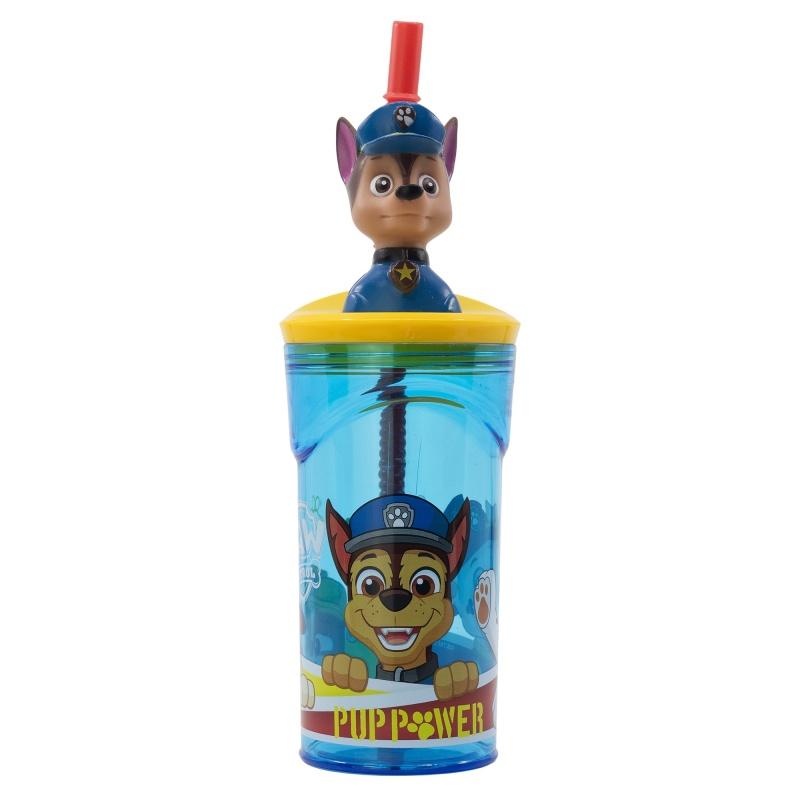 Plastový 3D pohár s figúrkou Paw Patrol, 360ml, 74666