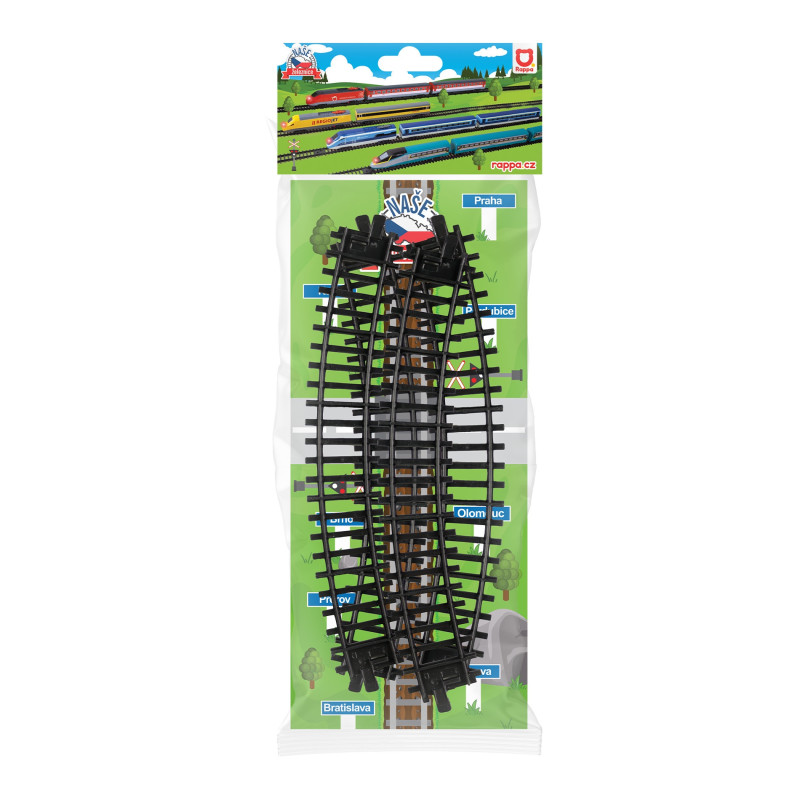 Naša železnica - Koľaje 4 ks zahnuté 4