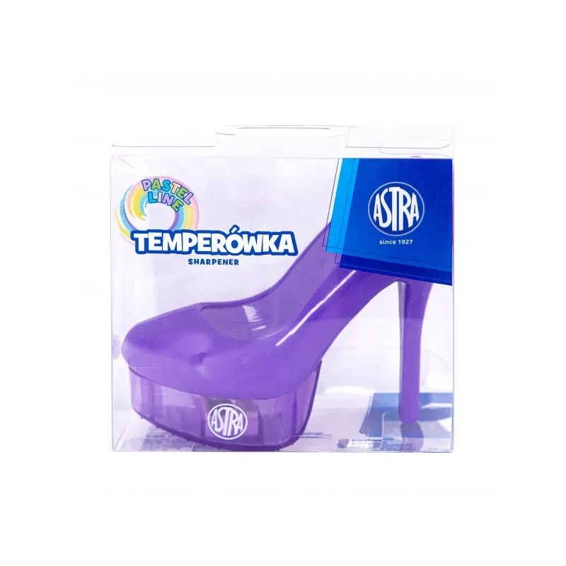 ASTRA Dizajnové plastové strúhadlo HighHeel, mix farieb, 404022001