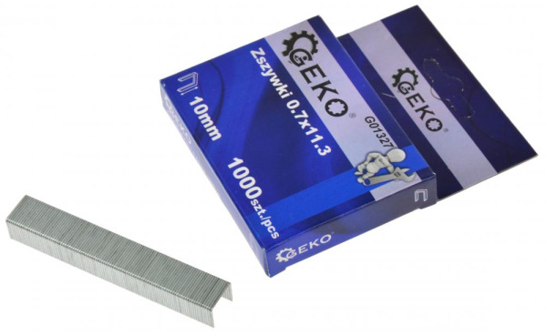 Spona 0,7 x 11,3 x 10 mm, 1000 ks, GEKO