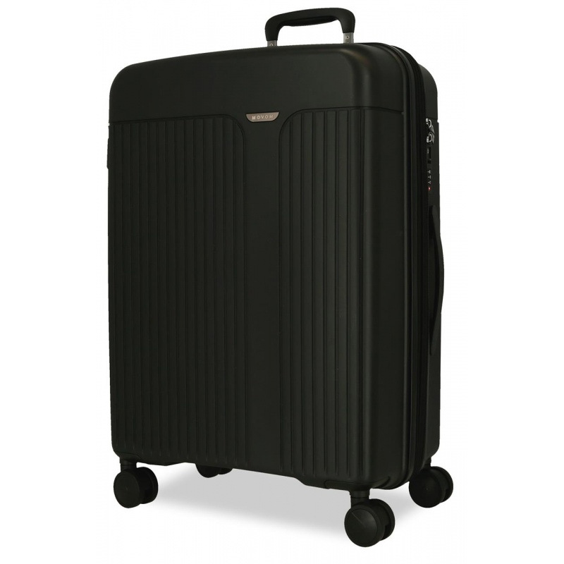 Cestovný kufor Movom New Trendy Black, 78x53x31cm, 108L, 5388721 (large exp.)