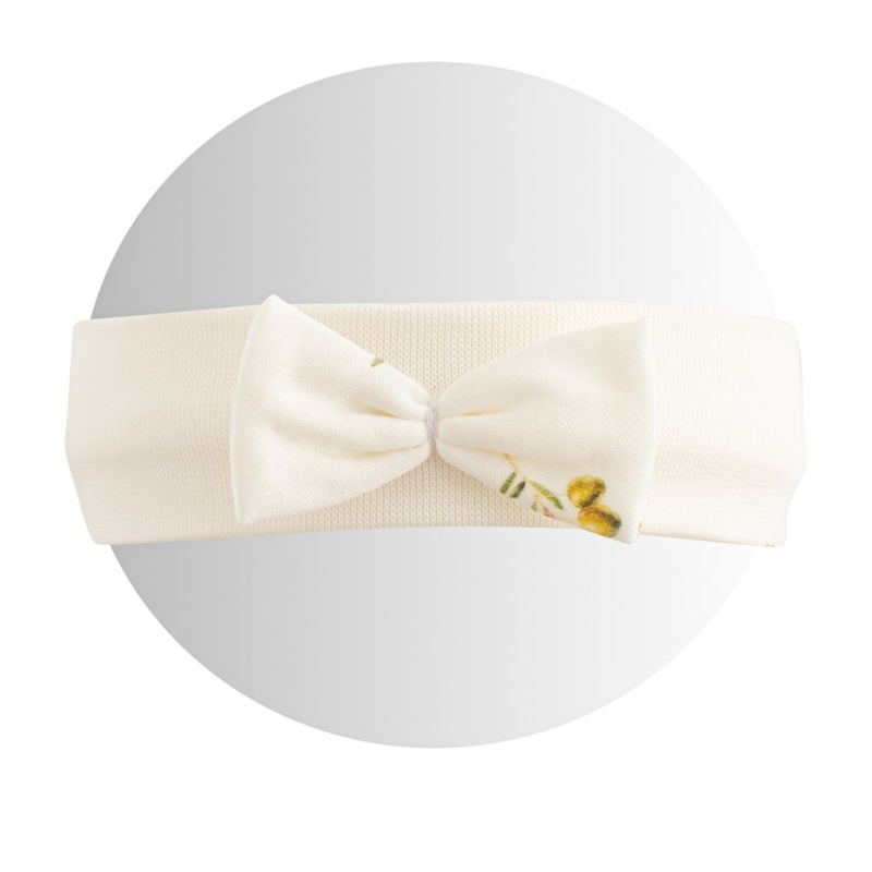 Dojčenská čelenka z organickej bavlny New Baby Olivy Univerzálna 1