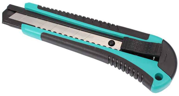 Sada ulamovacích nožov 18 mm v predajnom boxe, 24 ks, s tlačidlom, 4 farby, XL-TOOLS 6