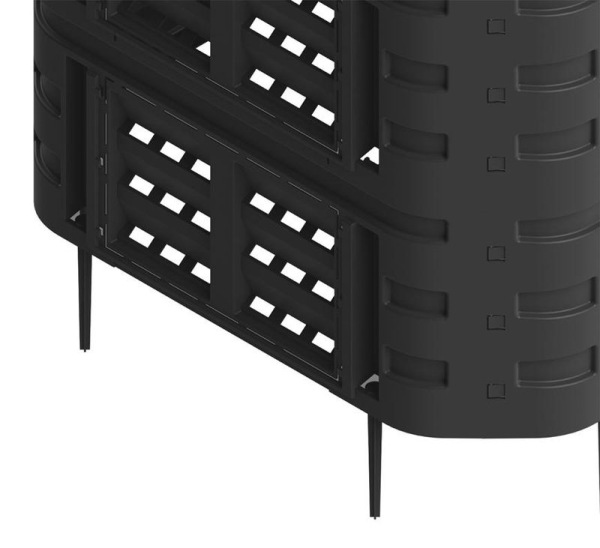 Kompostér ECO Multi 1000 lit., čierny, PE 4