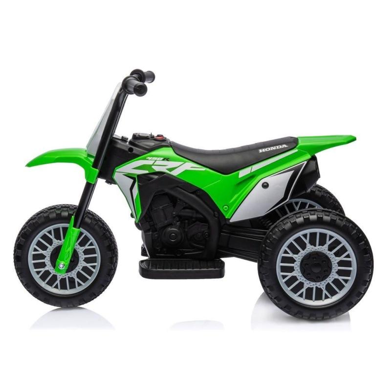 Elektrický motocykel BABY MIX Honda CRF 450R zelený