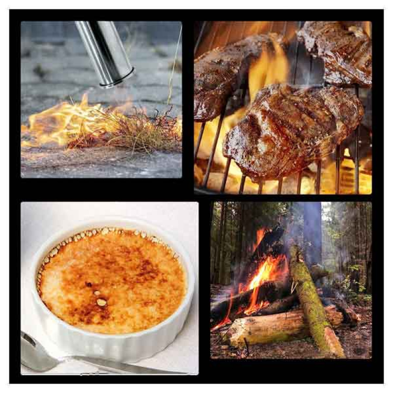 Grilovací plynový horák s reguláciou a piezo zapaľovaním, ELICO 2