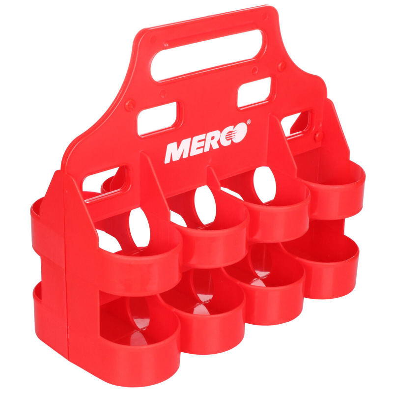 Bottle Carrier 8 plastový nosič fliaš červená