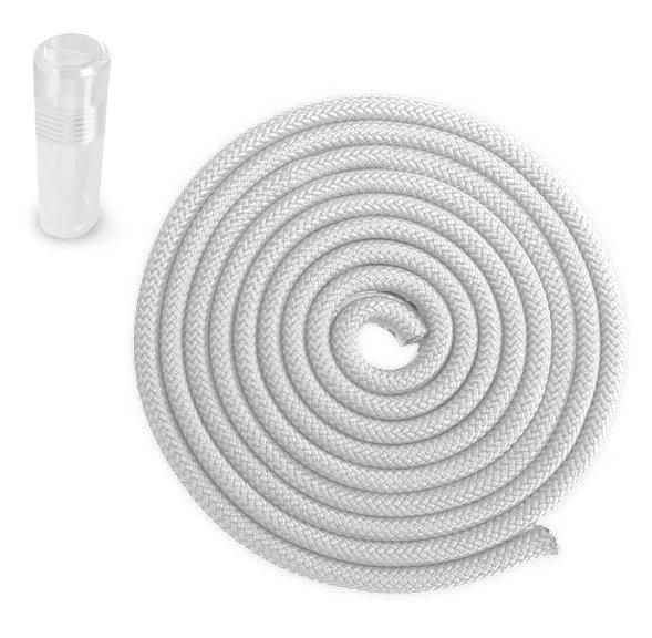Gymnastické švihadlo Sedco 3m - PVC Tuba biela