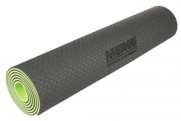 Merco Yoga TPE 6 Double Mat podložka na cvičenie čierno-zelená