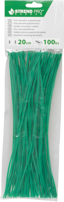 Drôt GardenTwist PVC 0,4x3 mm, L-200 mm, viazací, bal. 100 ks 1