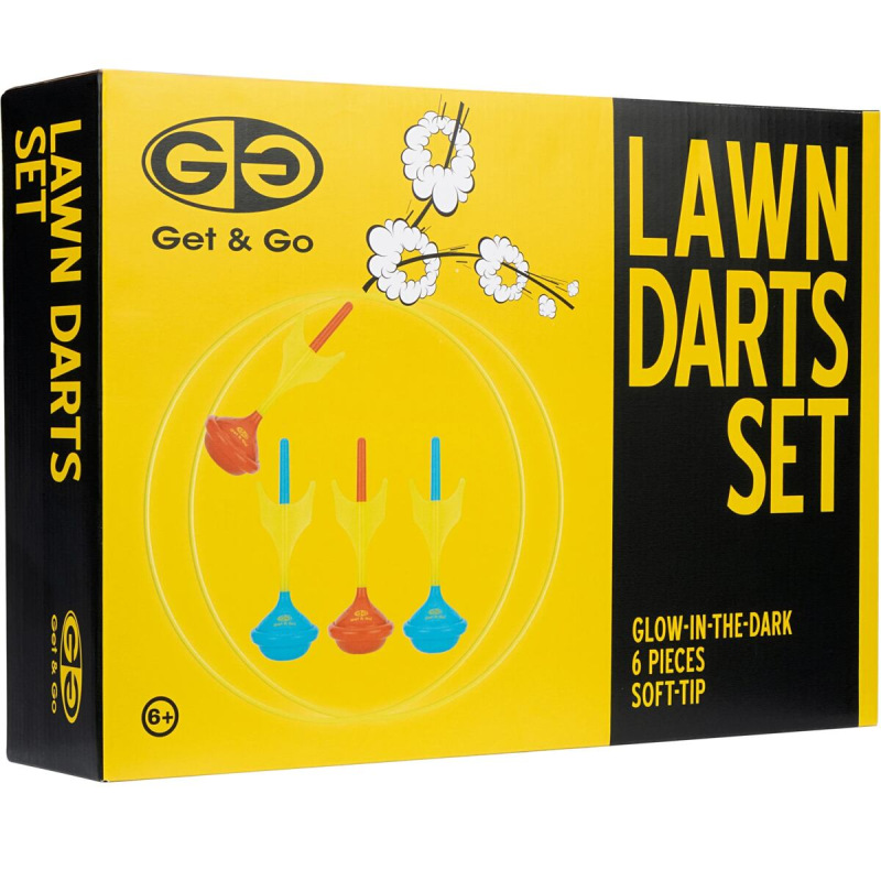 Glow Lawn Darts Set vonkajšie šípky 3