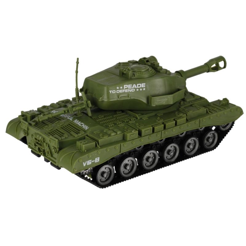 CreativeToys Zelený tank pull&back