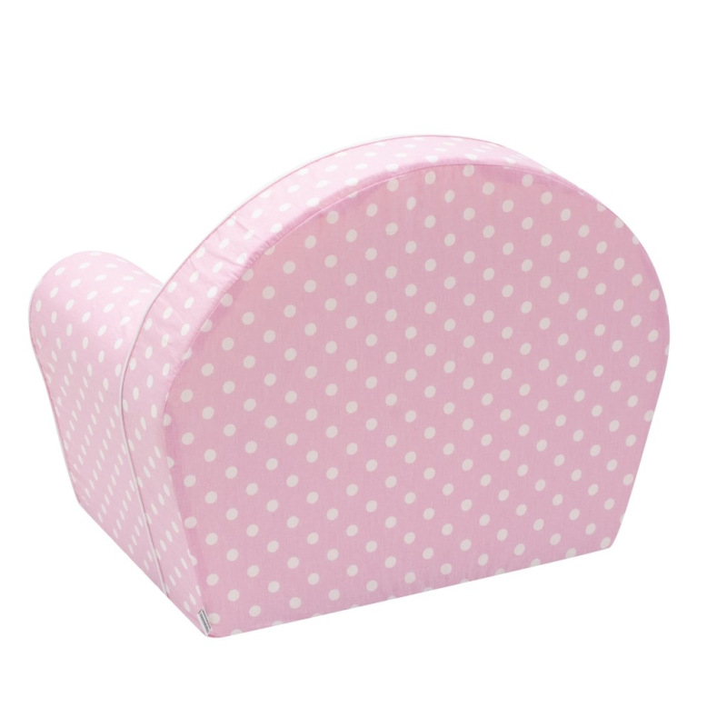 Detské kreslo New Baby Zebra svetlo ružové 2