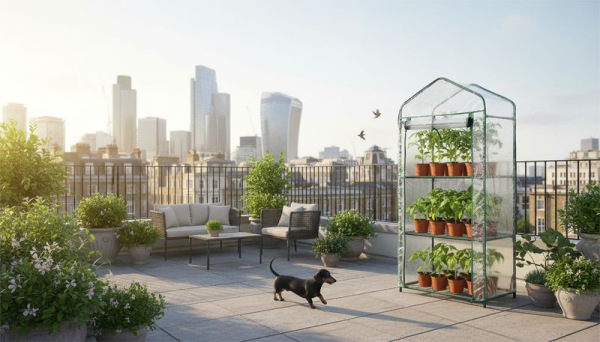 Parenisko Strend Pro Greenhouse, fólia, 598x390x1260 mm, fóliovník 2