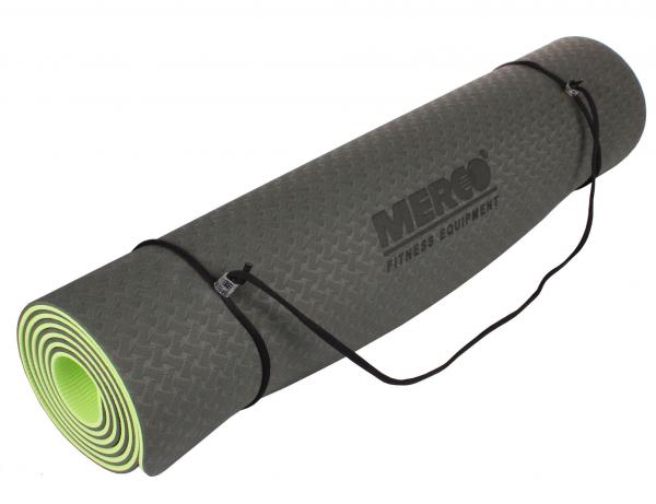Merco Yoga TPE 6 Double Mat podložka na cvičenie čierno-zelená