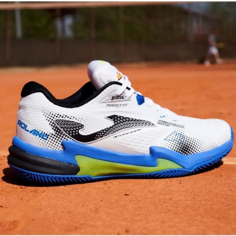 Roland Men 2402 Clay tenisová obuv biela-modrá 4