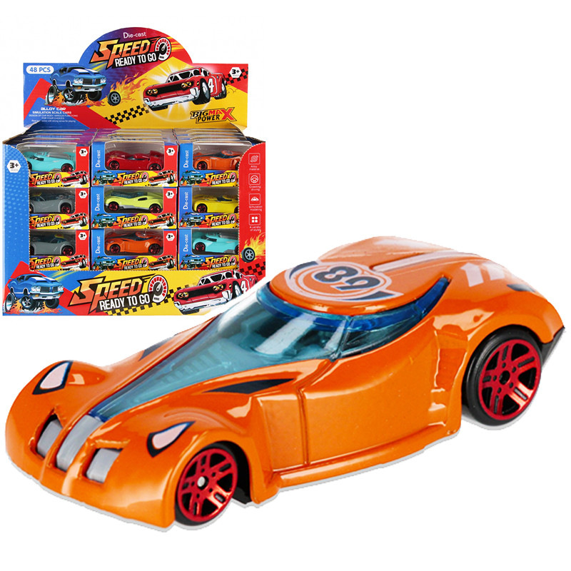 Kovové pretekárske auto