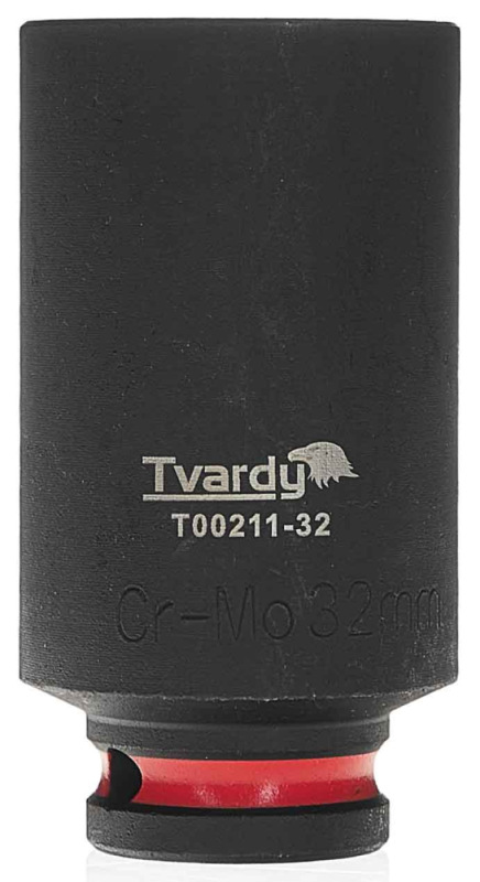 Hlavica nástrčná predĺžená 6HRAN 1/2" 32 mm, úderová, Cr-Mo, TVARDY 3
