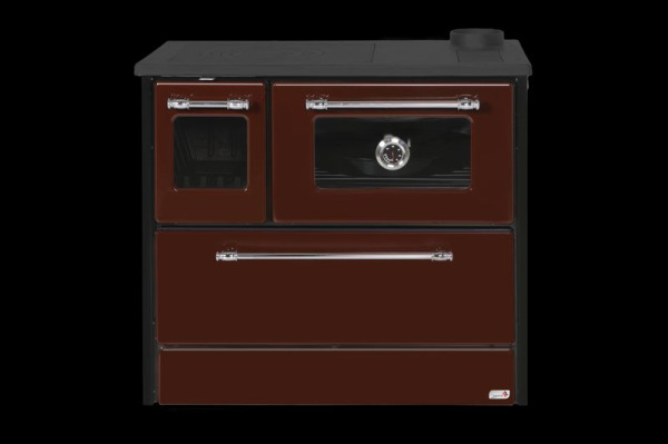 Sporák 701-G OMEGA Kuzine, 9,1 kW, so sklom, hnedý, pravý vývod 3
