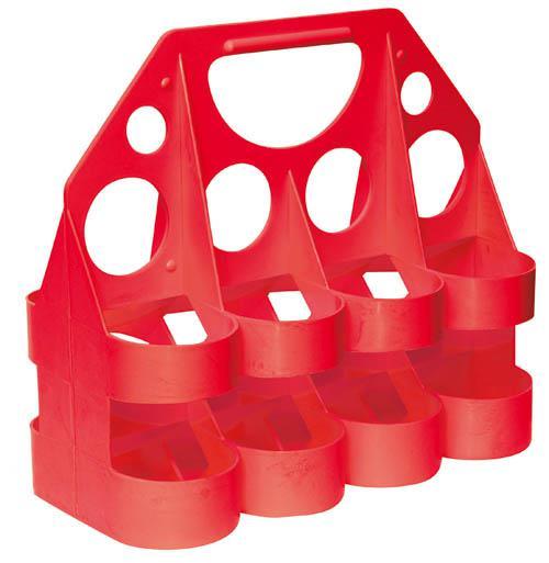 Merco Rack Standard plastový nosič fliaš červená