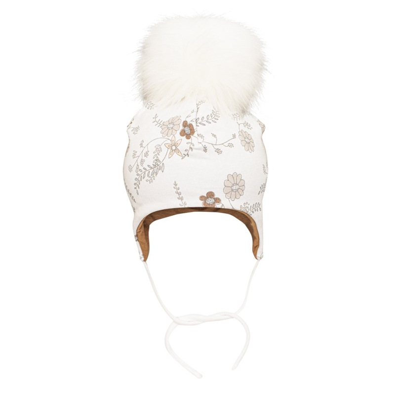 Jesenná dievčenská čiapočka so šatkou na krk New Baby Spesial One 68 (4-6m) 1