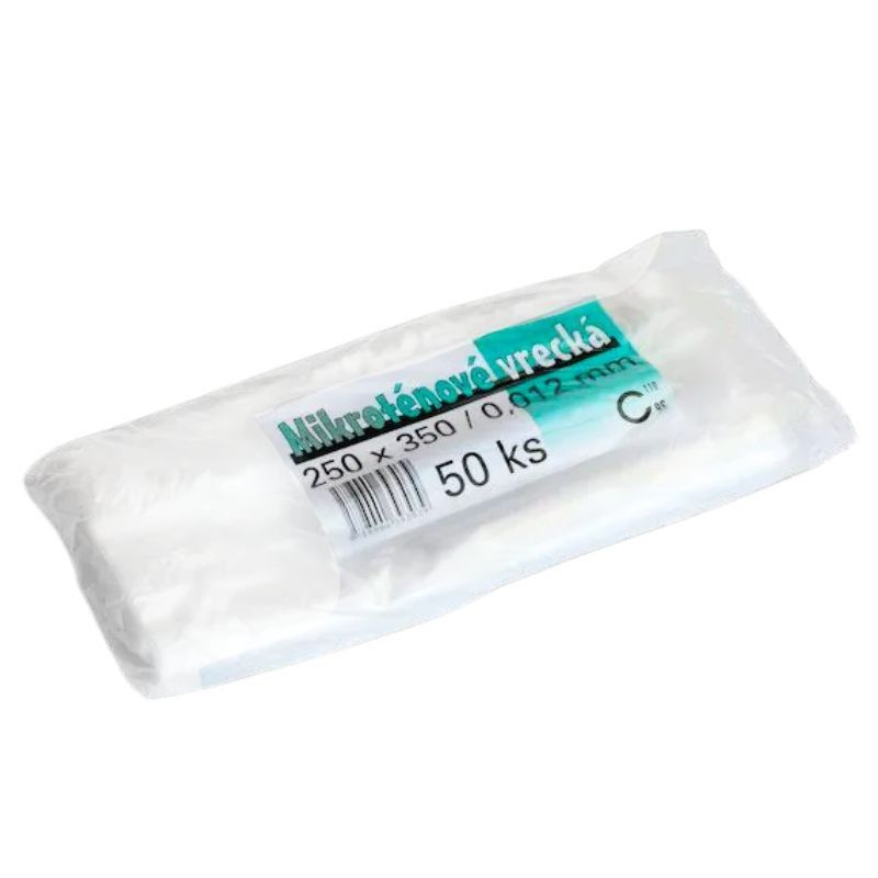 Mikroténové vrecká 25 × 35 cm 50 ks