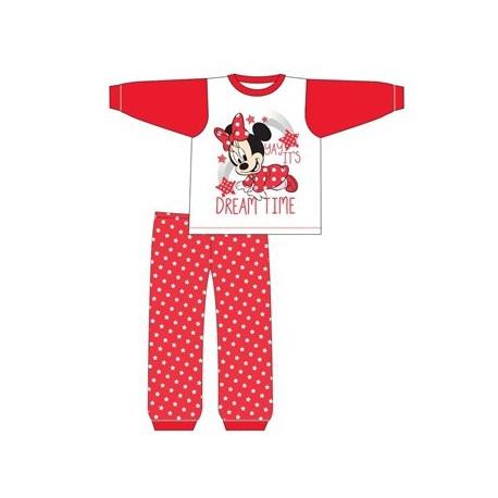 Dievčenské bavlnené pyžamo MINNIE MOUSE Dreamtime Baby - 6-9 mesiacov (74cm)