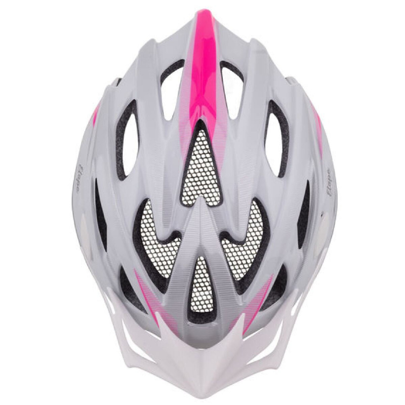 Venus cyklistická prilba biela-ružová 3