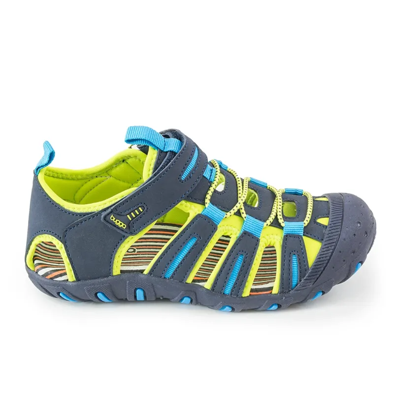 Chlapčenské športové sandále TANGO, Bugga, B00179-04, modré, veľ. 34