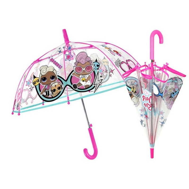 PERLETTI® Detský automatický dáždnik L.O.L. Surprise Transparent, 75072