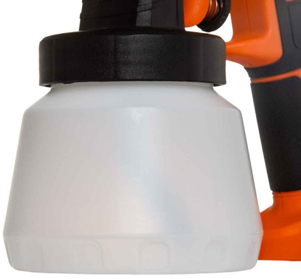 Striekacia maliarska pištoľ, 550 W, nádobka 800 ml, tryska 1,0, 1,8 a 2,5 mm, CATA 5