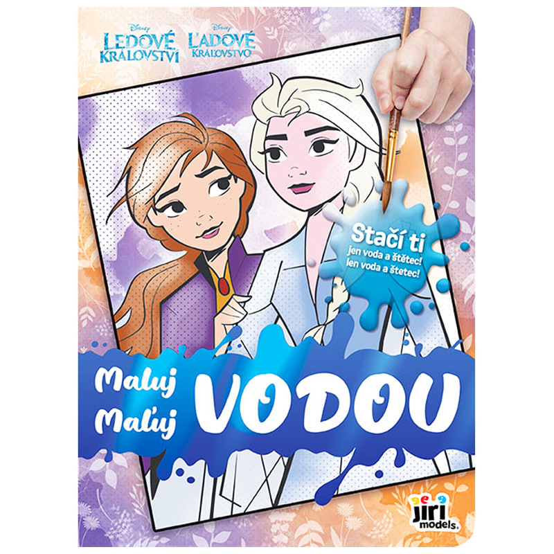 Maľuj vodou Ľadové kráľovstvo
