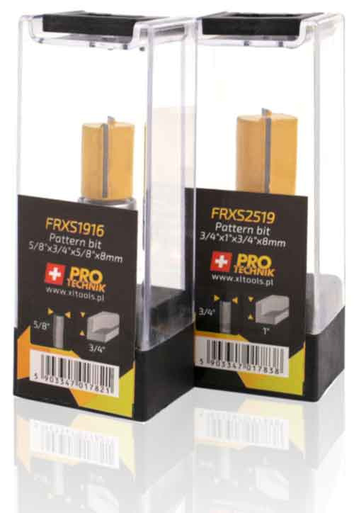 Stopková fréza drážkovacia na drevo, priemer 19 mm, výška 25 mm, stopka 8 mm, XL-TOOLS 1