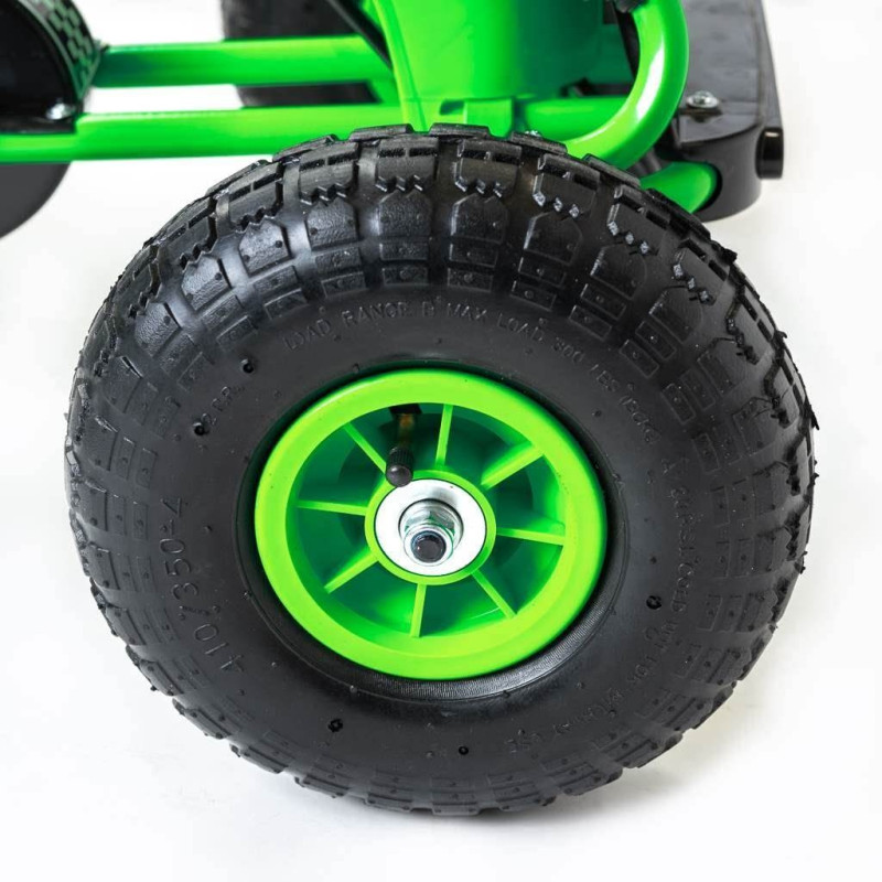 Detská šliapacia motokára Go-kart Baby Mix Razor zelená 4