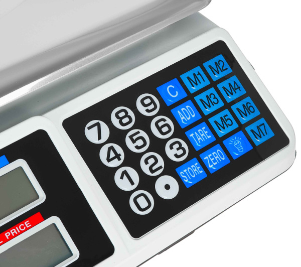 Digitálna stolná váha do 40 kg, plocha váženia 33 x 23 cm, GEKO 9