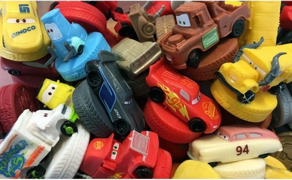 Cars Pečiatka prekvapenie Autá 1