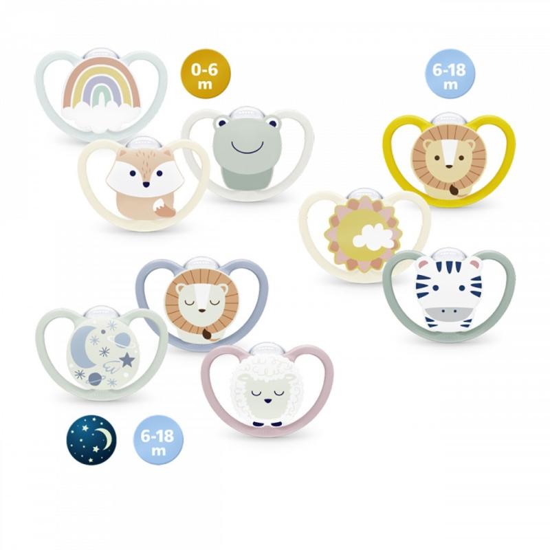 Cumlík Space NUK 6-18m lion 6-18 m