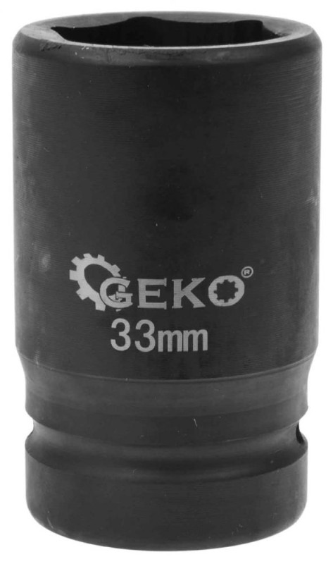 Hlavica nástrčná 6HRAN 1" 33 mm, úderová, GEKO