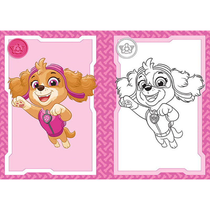 Maľovanky A5 Labková patrola Dievčatá 1