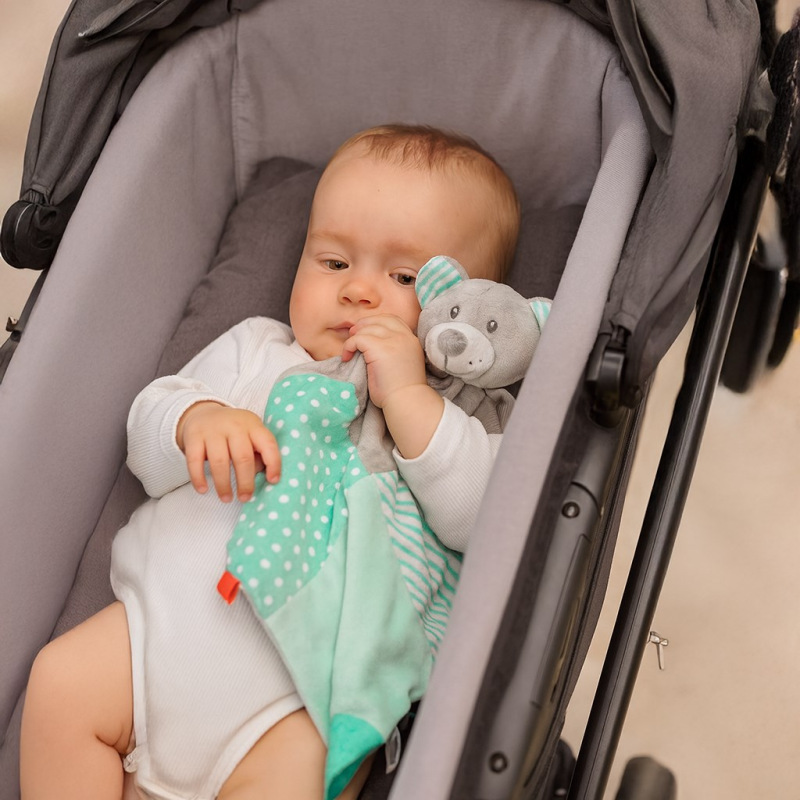 Zaspávačik Medvedík Baby Mix mátový 1